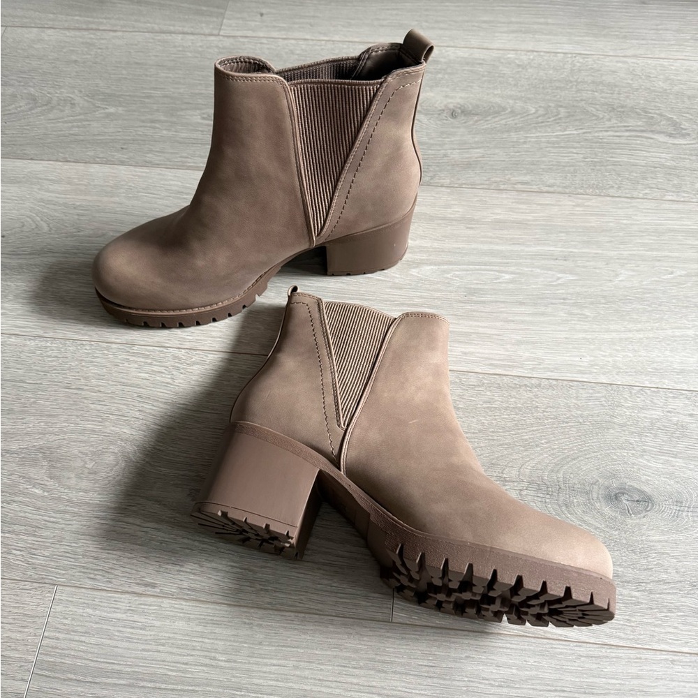 MIA Tan Ankle Booties